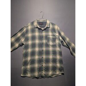 Stoic Flannel Shirt Mens XL Multicolor Plaid Long Sleeve Collared Button Up